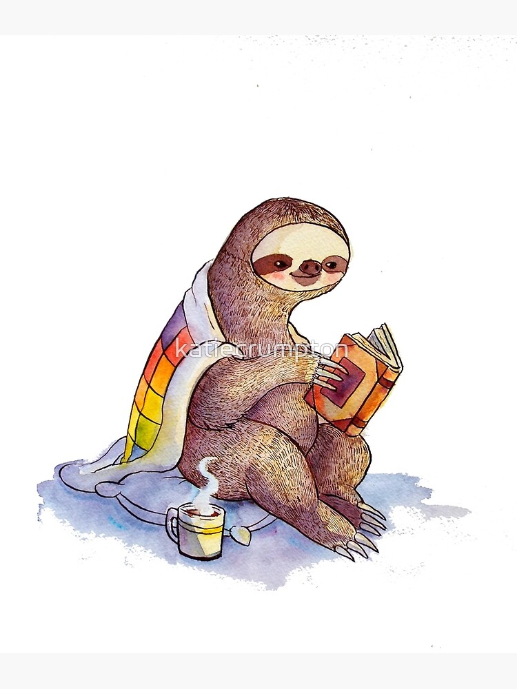 Cozy Sloth by katiecrumpton
