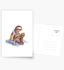Cozy Sloth Postcards