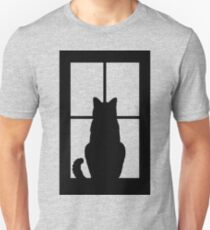 Window Cat Unisex T-Shirt
