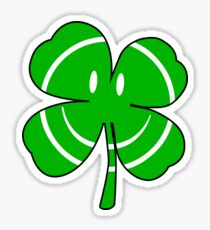 Glücklicher irischer Shamrock Sticker
