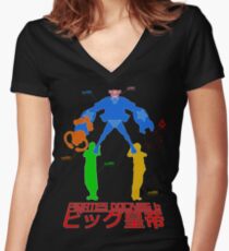 Camiseta entallada de cuello en V Tácticas 15, Pirate Docking 6, BIG EMPEROR