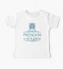 My mother didn't raise a princess, she trained a valkyrie Baby Tee
