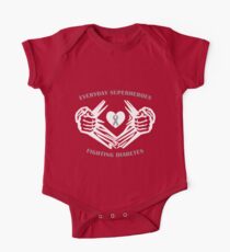 Diabetes Heroes Short Sleeve Baby One-Piece
