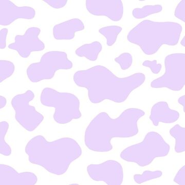 Purple Cow Print Wallpaper 