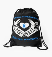Dystonia Heroes Drawstring Bag