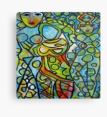 Green Goddesses Metal Print