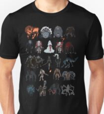 Camiseta unisex Bloodborne - chalice dungeons bosses