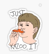 Just Kazoo it Sticker