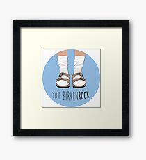 Birken-rock Framed Print