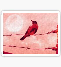 Bird on the Wire Sticker
