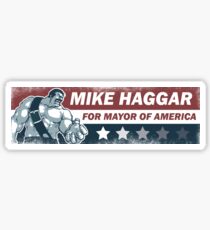 Mike Haggar Mayor of America Sticker