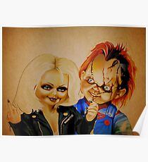 Chucky and his bride Poster
