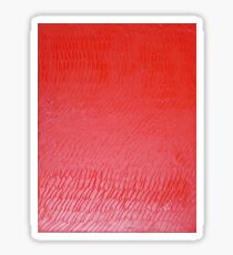 Textured Red Sticker