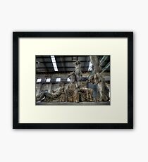 West turns East on its head Framed Print