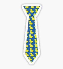Ducky tie Sticker