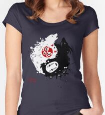 Spirits Yin-Yang Women's Fitted Scoop T-Shirt