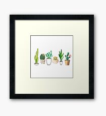 Lámina enmarcada POTTED CACTI