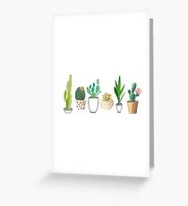 POTTED CACTI Greeting Card
