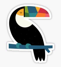 Rainbow Toucan Sticker