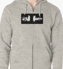 DeLorean Zipped Hoodie