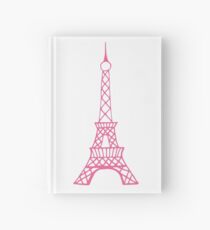 Pink Eiffel Tower Hardcover Journal