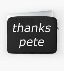 Danke, Pete weiß Laptoptasche