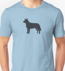 Australian Cattle Dog Silhouette(s) Unisex T-Shirt