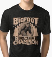 Bigfoot - Hide & Seek Champion Tri-blend T-Shirt
