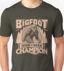 Bigfoot - Hide & Seek Champion Unisex T-Shirt