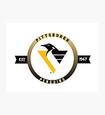 Pittsburgh Penguins vintage logo (est. 1967) Photographic Print