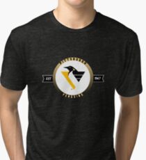 Pittsburgh Penguins vintage logo (est. 1967) Tri-blend T-Shirt