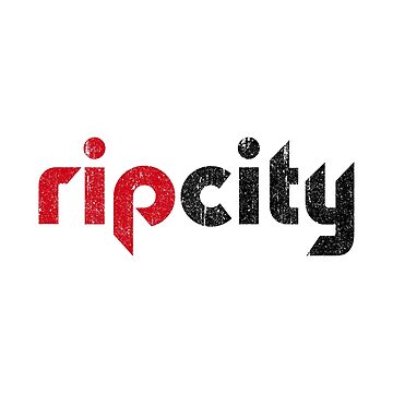 New Era Color Logo Black T-Shirt - Rip City 3XL