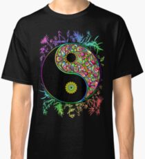 Yin Yang Bamboo Psychedelic Classic T-Shirt