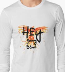 Phoenix- Fall Out Boy "Hey Young Blood" Design Long Sleeve T-Shirt