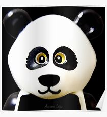 Cute Lego Panda Guy Poster