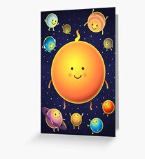 Space Friends Greeting Card