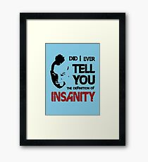 Insanity - Vaas Montenegro Framed Print