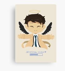 Cas Hugging Canvas Print