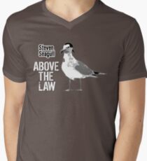 Steven Seagull über dem Gesetz - lustige T-Shirts T-Shirt mit V-Ausschnitt für Männer