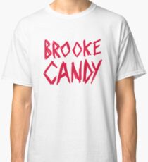 Brooke Candy - Red Brush Logo Classic T-Shirt
