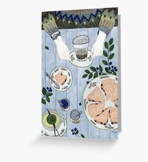 Blueberry Scones Greeting Card