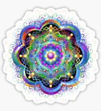 Mandala Universe Psychedelic Sticker