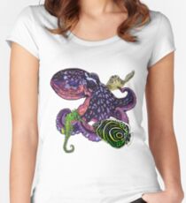 Marine life 2 Women's Fitted Scoop T-Shirt