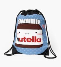 Cute Nutella jar Drawstring Bag