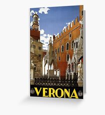 Vintage Travel Ad Greeting Card