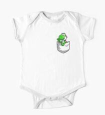 Pocket Yoshi Tshirt Short Sleeve Baby One-Piece
