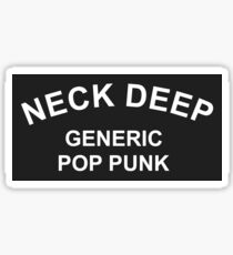 neck deep Sticker