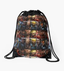 TF2 Red vs Blue Drawstring Bag