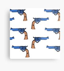 artsy gun pattern Metal Print