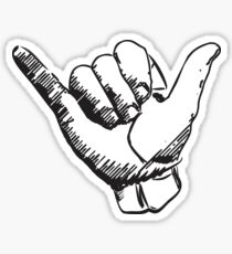 hang loose Sticker